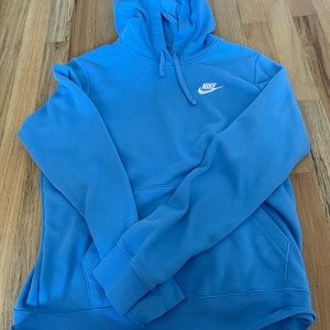 blue nike hoodie
